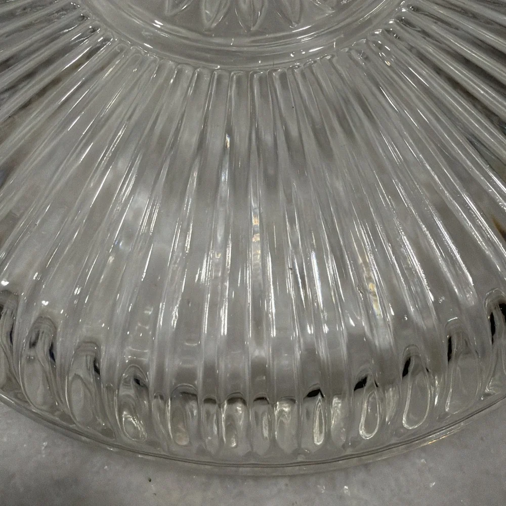 Vtg Anchor Hocking Queen Mary‎ Oven-Proof Pie/quiche Dish. 10